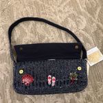 NWT Summer Beach Vacation Theme Embroidered Beaded Shoulder Bag Made in India Blue Photo 4