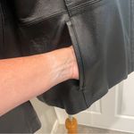 Worthington Women’s Black Leather Jacket Size Extra Large With Zipper & Pockets Photo 6