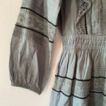 Baybala Blue Lace Laura Modest Long Sleeve Knee Length Dress Women's size Small Photo 5