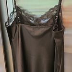 Trina Turk ππ Liz Silk Blend Mini Slip Dress ~ Black Medium M NWT Photo 3