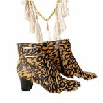 Calvin Klein NEW Cattee Ankle Boot Leopard print Photo 3