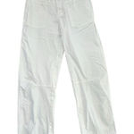 Sundance Sandance Women's White Cotton Blended Straight Leg Pants Size 6 Photo 0