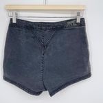 Kendall + Kylie Gray Denim Shorts Seamed Detail Size 7 Photo 2
