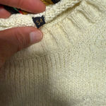 Loro Piana  for Neumann Marcus 100% cotton yellow/Cream Knit Sweater Photo 5