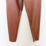 Naked Wardrobe NWOT‎  Vegan Leather High Waist Leggings Brown Size Medium Photo 3