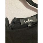 Lulu’s Black Long Sleeve Front Cut Out Mini Bodycon Dress M Size M Photo 3