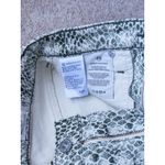 AG Adriano Goldschmied Mari Snake Print High Rise Straight Jeans 25 Mobwife Edgy Photo 5