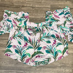 Terra & Sky  Leafy Off-Shoulder Blouse Photo 0