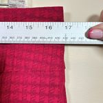 Margaret M Houndstooth Pencil Skirt Career Office Plum Size XLP Purple Photo 4