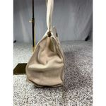 Tory Burch Ivory Tote Bag Perforated Logo Casual Women's Handbag Photo 4