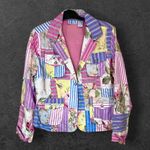BFA Women's Patchwork Jacket Vintage Pink Size M Photo 2