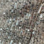 Mac Duggal silver sequin plunging front twist dress NWT Photo 6