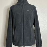 Columbia  Women's Charcoal Gray Fill Zip Fleece Jacket, Sz Medium Photo 2