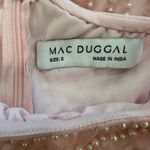 Mac Duggal  Pearl Embellished Soft Tie One Shoulder Gown 93735 baby pink Photo 9