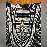 Nicole Miller  Artelier Sheath Dress Geometric Sz 6 Black/White/Silver Gray Photo 5