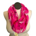 collectioneighteen women’s pink Valentines hearts infinity loop scarf OS NWT Photo 0