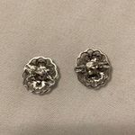 Sterling Silver Women’s solid 925  green gemstone necklace and earring set ! Photo 3