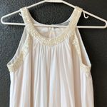 Anthropologie Ivory White Cotton Pearl Dress Photo 2