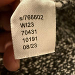 Loft  Marled Knit Half Zip Sweater Black and Cream Small‎ Photo 7