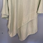 Adeptt Women's Rowan's Linen Assymetrical Blouse Tea Green XL Lagenlook Oversize Photo 9