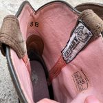 Ariat  Fatbaby Brown & Pink Western Genuine Leather Pull on Western Boots Size 8 Photo 6