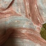 Lily White Striped beachy v neck sweater Photo 5