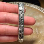 Sterling Silver Sarda Filigree Hinged Bangle Bracelet Photo 12
