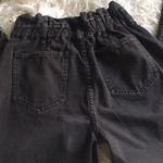 PacSun  Women’s Paperbag Waist Black Denim Mom Jeans Photo 5
