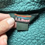 LL Bean Women's Polartec Fleece Jacket Green Zipper Front Size Large Outdoor Photo 2