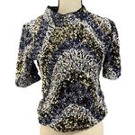 Anthropologie Maeve NEW Women's Multicolor Sequin Mockneck Top MSRP $138 Sz XS Photo 1