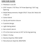 We The Free Free People Stove Pipe Jeans color “Black Out” size 28 🆕 Photo 3