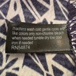 The Limited  Halter Top Navy/Pink Tie Back Tassels Silky Cocktail Office Y2K Girl Photo 6