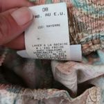 Jantzen Vintage 80s pink & blue paisley print pull on midi skirt size 8 Photo 6