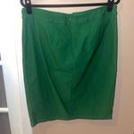 Kate Kasin Green knee length stretchy skirt with slit NWT Woman’s 2X Photo 1