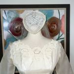 Beautiful Preserved Vintage 1950s/60s Organza Wedding Gown! Photo 4