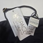 l*space Rebel Stripe Bikini Top in Black, Cream & Chestnut Photo 5