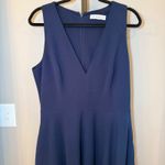 Dress the Population  Catalina Sleeveless Fit & Flare Dress Midnight Blue Size XL Photo 3