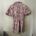 Skies Are Blue Floral Denim Dress Photo 3