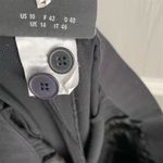 Akris Women's Wool Black Dress Pants Size 10 Straight Leg Photo 9