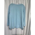 J.Jill  Light Blue Sweater Tunic Size S Pockets Long Sleeve Casual Top Photo 4