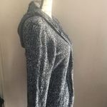 No Boundaries  Black Cardigan Hoodie with Fringe Medium Photo 4