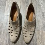 1. State  Ilee Ankle Bootie Pointed Toe Cutout Back Zipper Stacked Heel Size 10 Photo 5