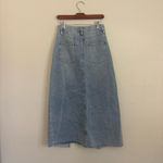 Driftwood  denim midi skirt with middle slit Photo 1