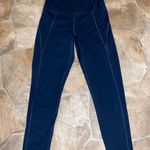 Girlfriend Collective High Rise Compression Navy Blue 7/8 Athletic Leggings, Photo 3