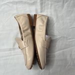 Tory Burch  Womens Cream Leather Ballet Loafers Double T Accents 5.5M Photo 6