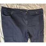 Universal Standard NWT Size 36 Petite Dark Indigo Seine Jeans Skinny 24” Photo 6