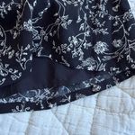 Melrose and Market Nordstrom  Floral A-Line Lined Mini Skirt - Black & White Photo 0