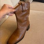 Bibi Lou Briana Ankle Boots Tan Size 8 Photo 3