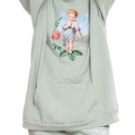 Boys Lie  I Choose Me Oversized Hoodie Sweatshirt Mint Green One size Photo 0