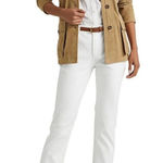 Ralph Lauren NWT Lauren Stretch White Straight Leg Pants Size 2 NEW Photo 0